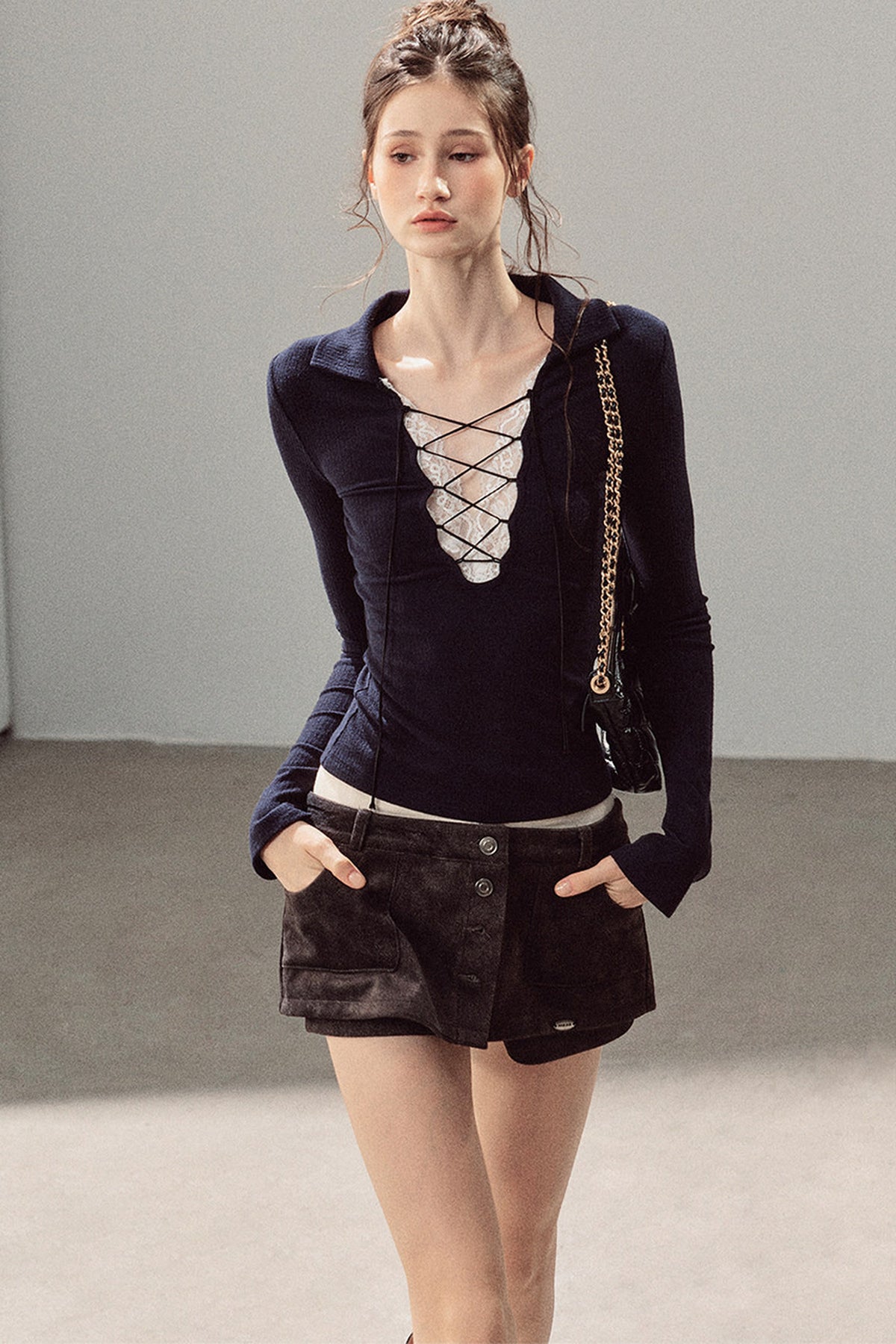 Forest Of Oaks Layered-Look Skirt