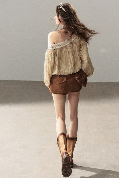 Forest Of Oaks Layered-Look Skirt