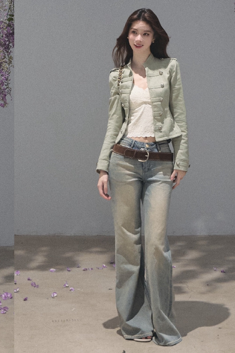 Style Pure Cotton Sand-Washed Jacket