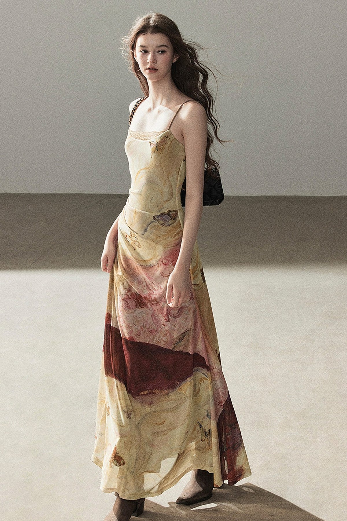 French Lace Camisole Burning Cloud Dress