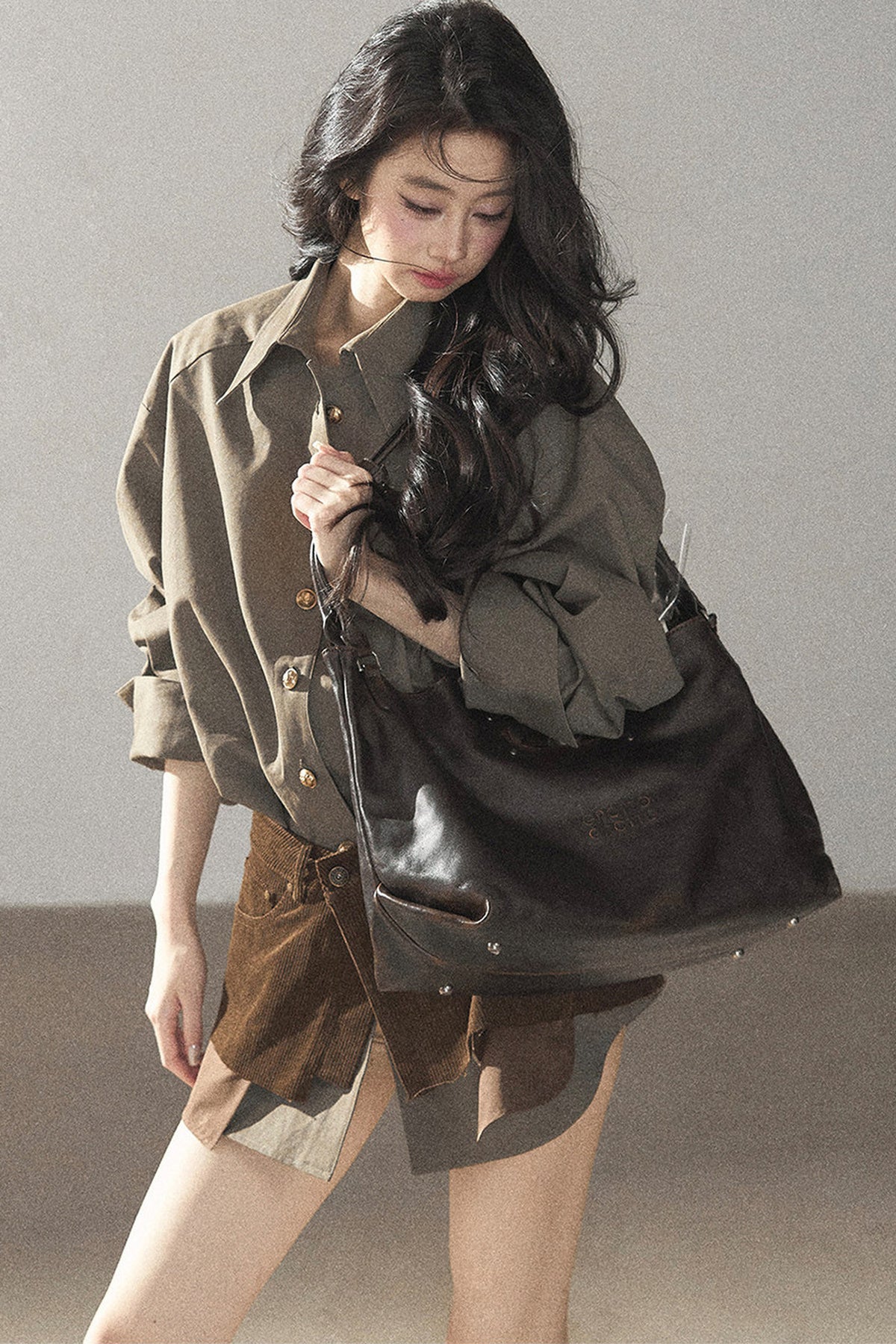 Autumnal Botanical Shirt and Skirt Set