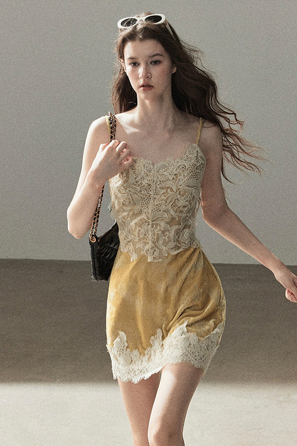 French Lace Camisole Dress