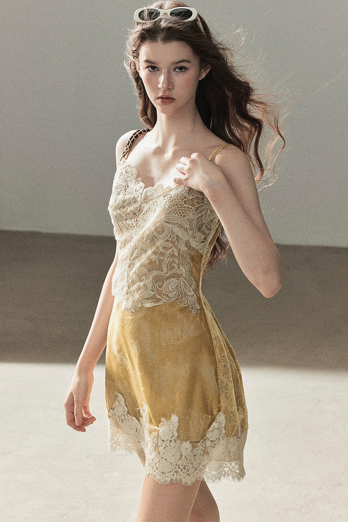 French Lace Camisole Dress