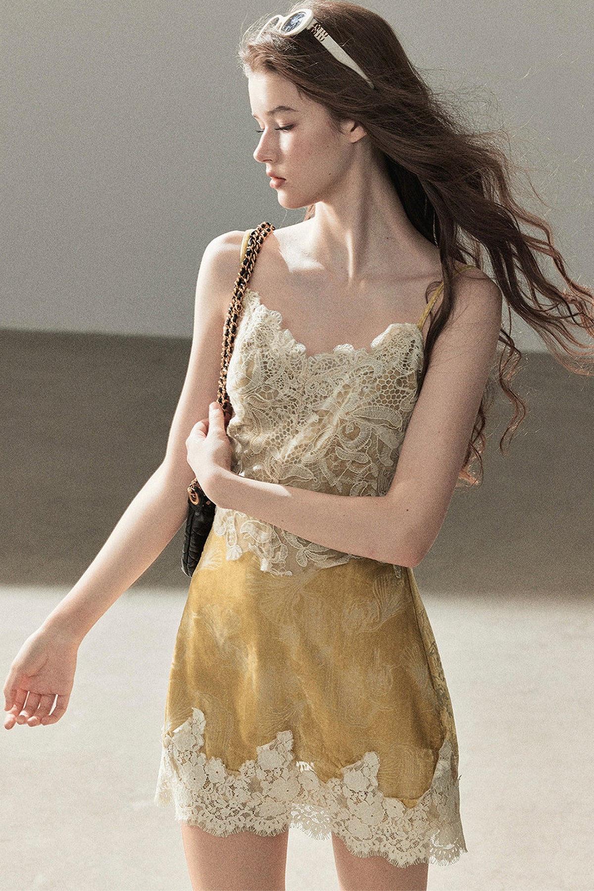 French Lace Camisole Dress