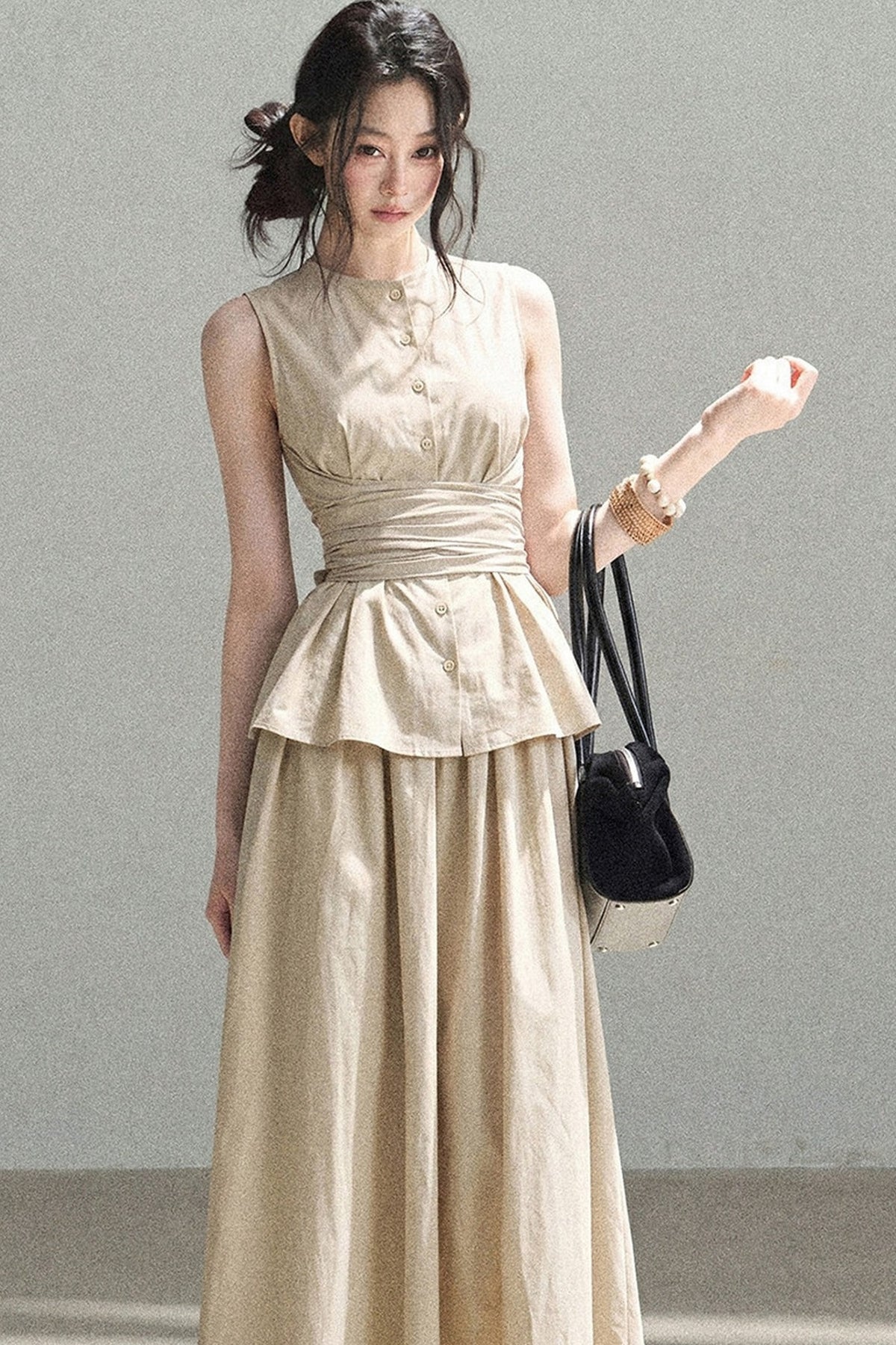 French Style Top and Long Skirt Set-Up