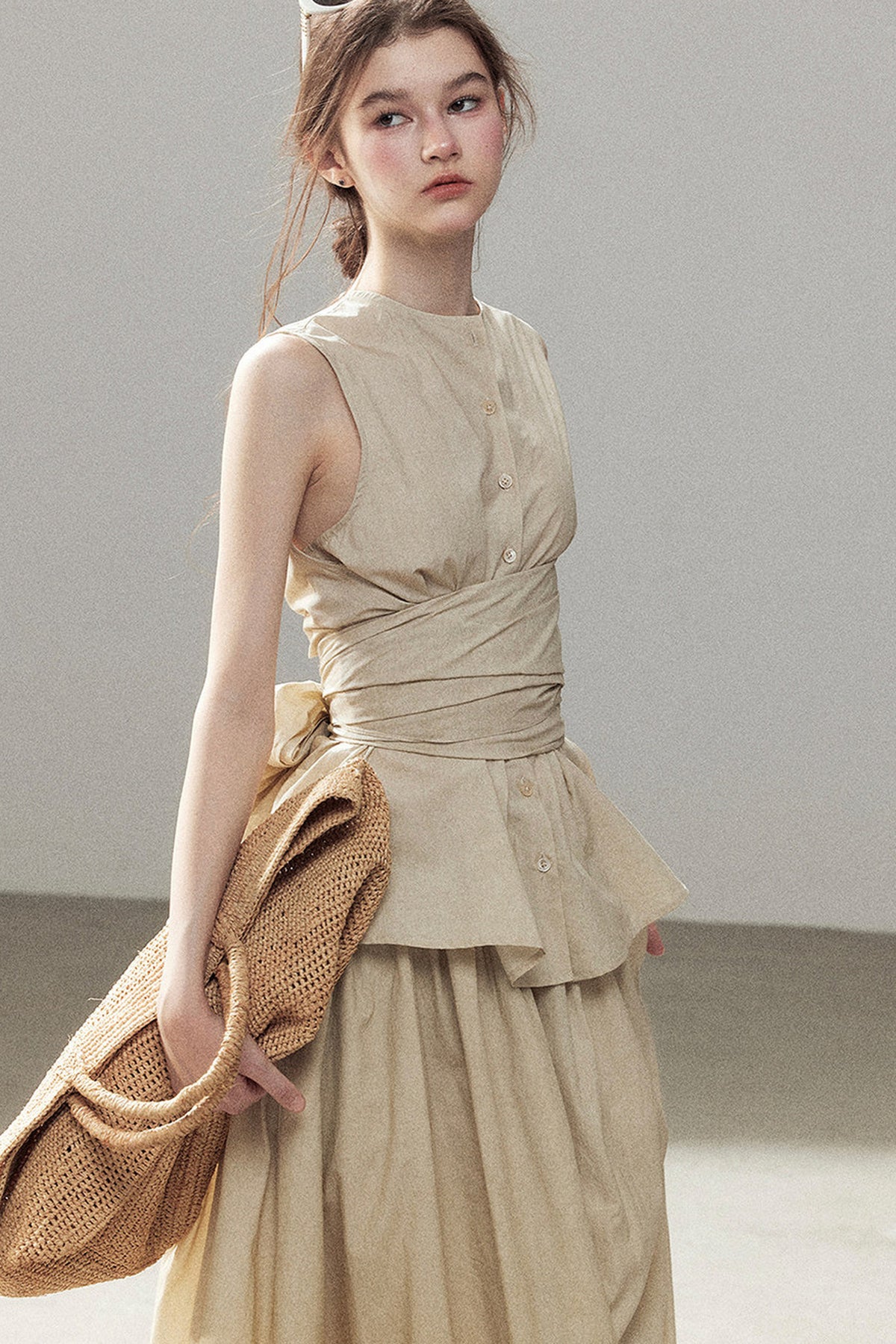 French Style Top and Long Skirt Set-Up