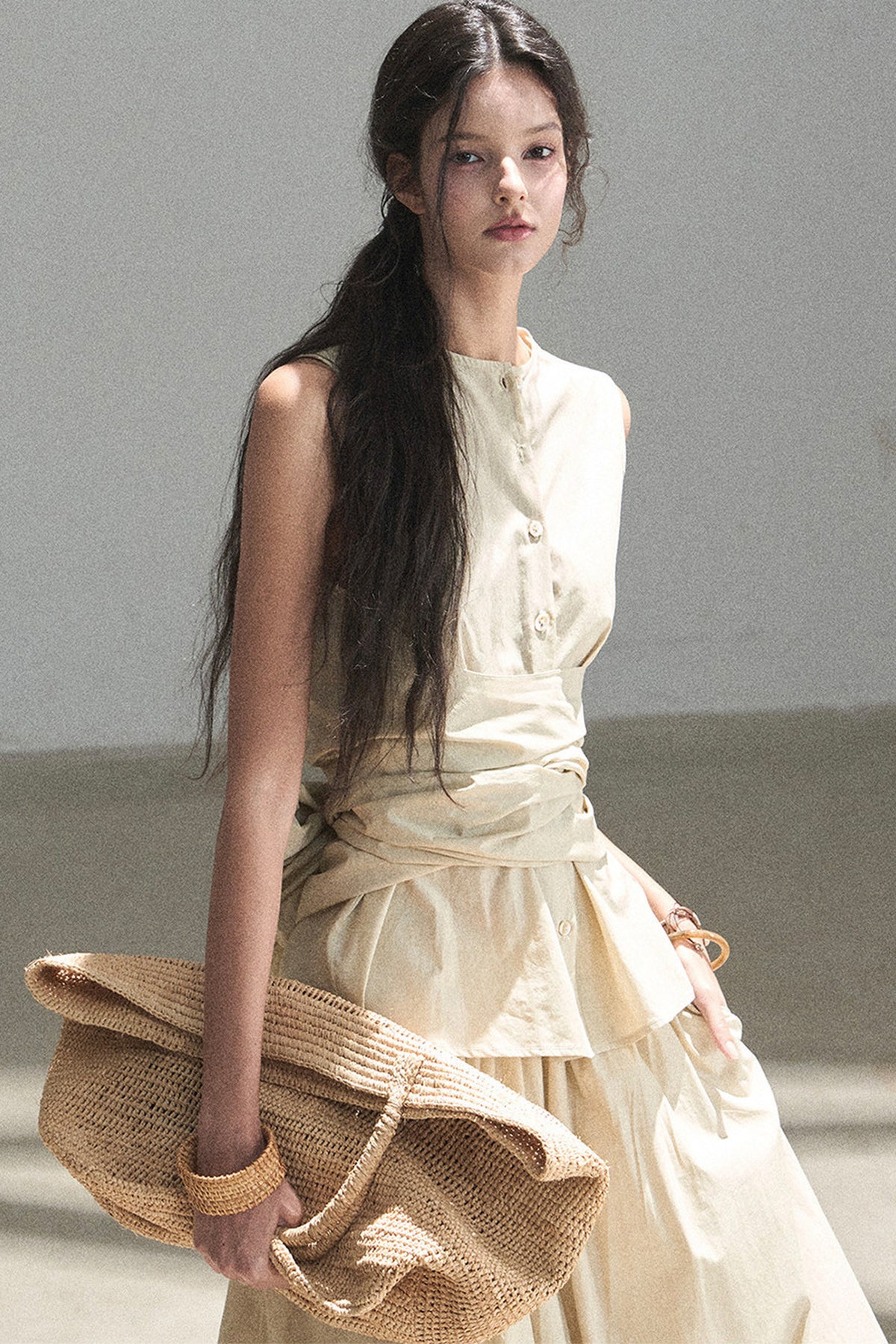 French Style Top and Long Skirt Set-Up