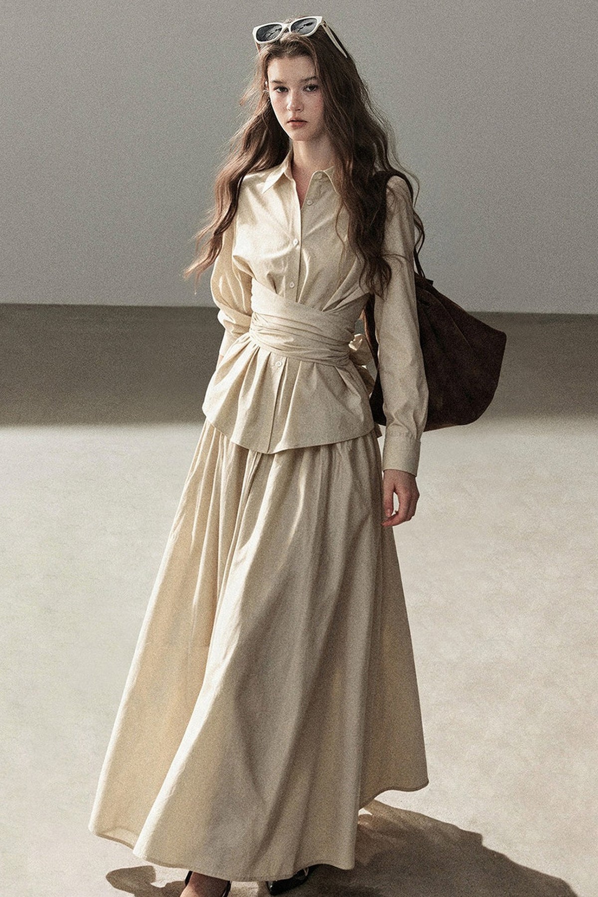 French Style Top and Long Skirt Set-Up