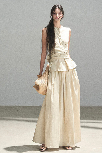 French Style Top and Long Skirt Set-Up
