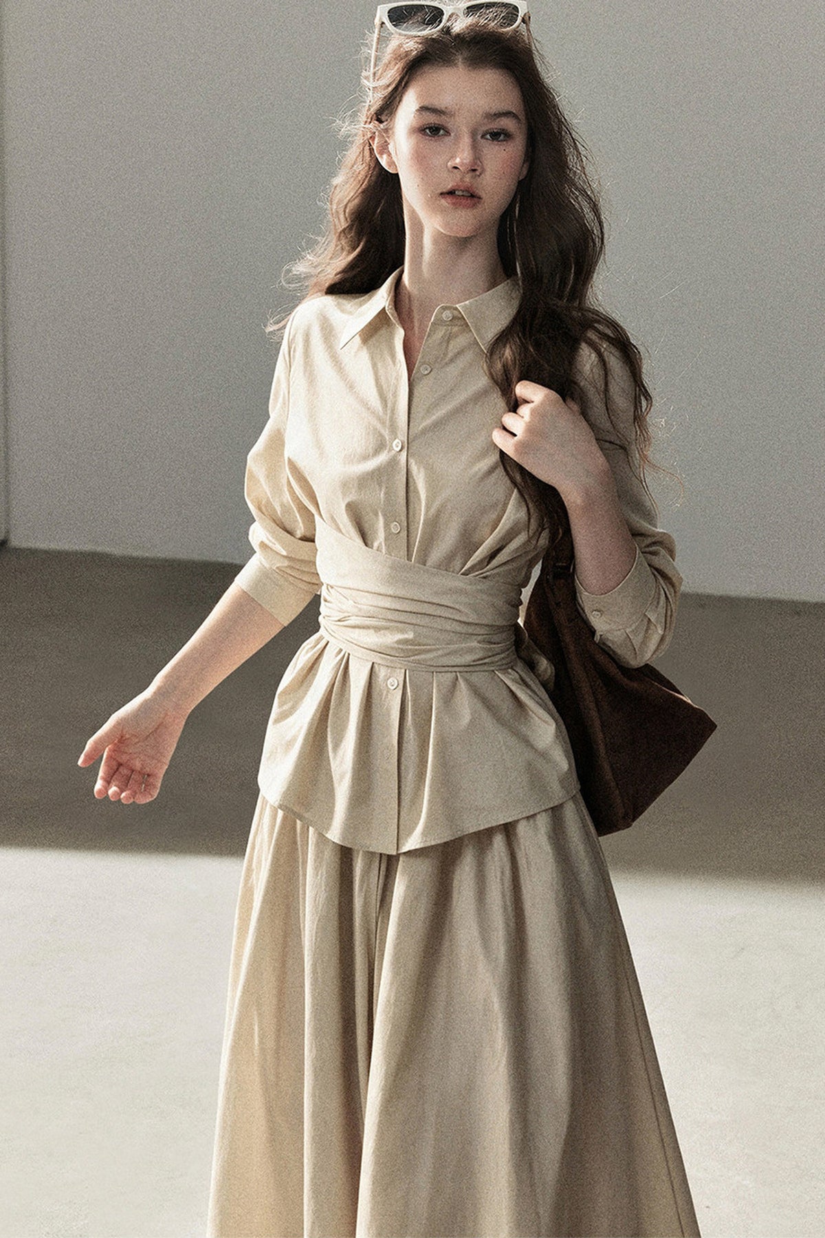 French Style Top and Long Skirt Set-Up