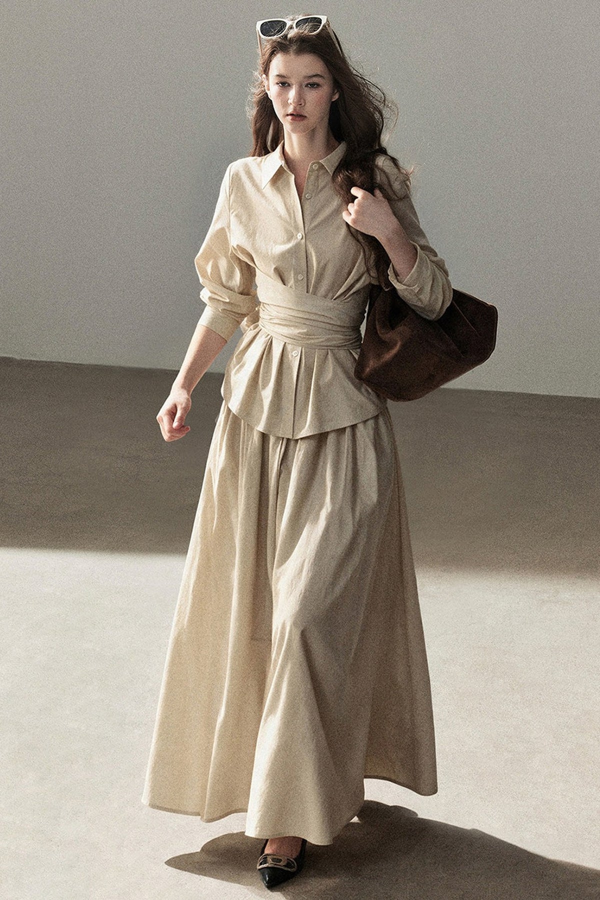 French Style Top and Long Skirt Set-Up