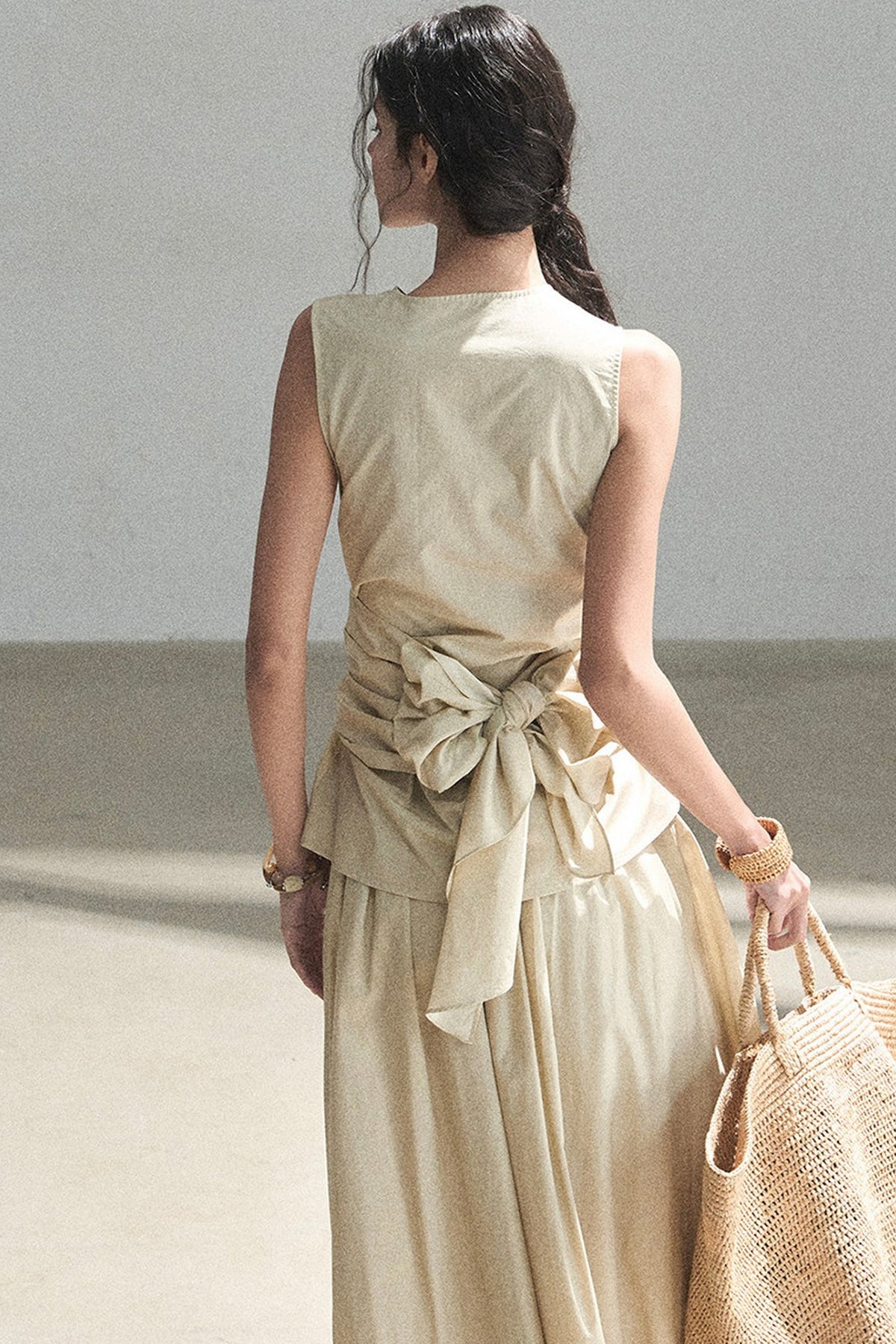 French Style Top and Long Skirt Set-Up