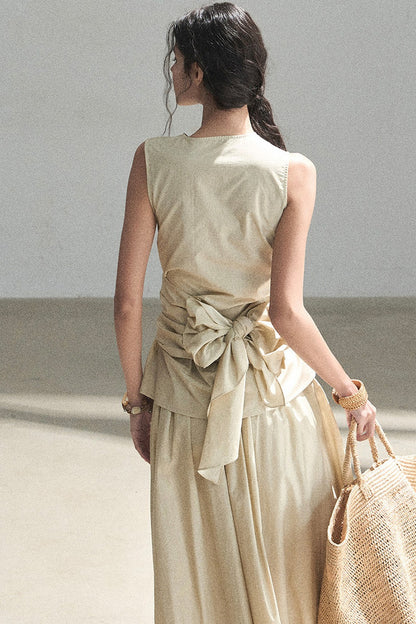 French Style Top and Long Skirt Set-Up
