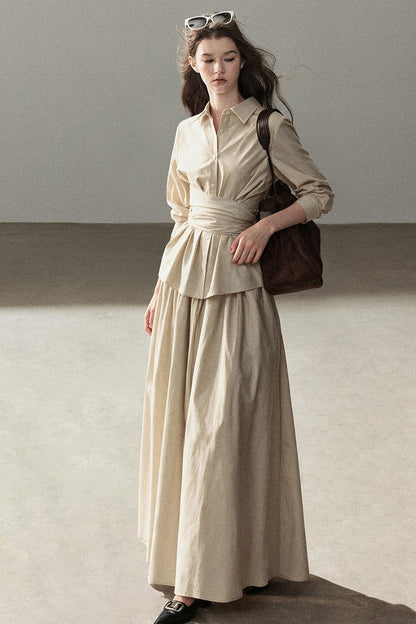 French Style Top and Long Skirt Set-Up