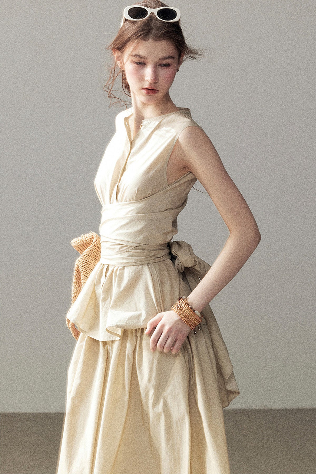French Style Top and Long Skirt Set-Up