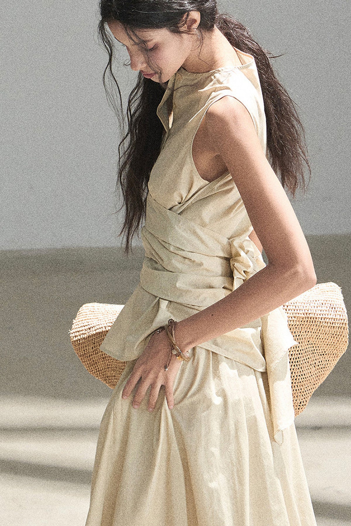 French Style Top and Long Skirt Set-Up