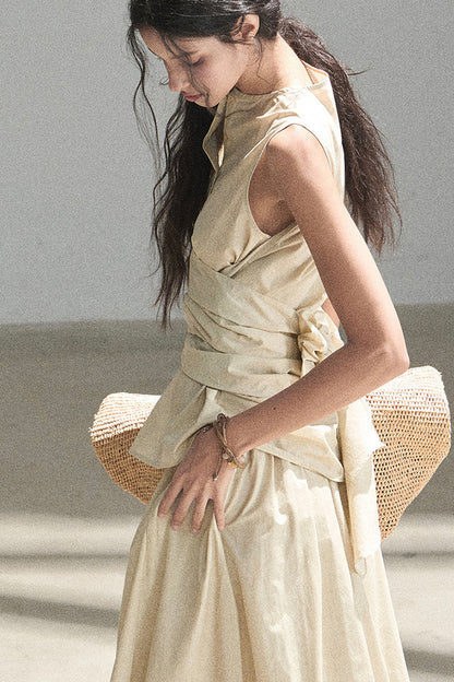 French Style Top and Long Skirt Set-Up
