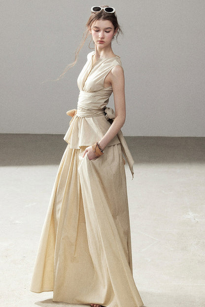 French Style Top and Long Skirt Set-Up
