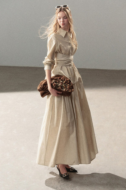 French Style Top and Long Skirt Set-Up