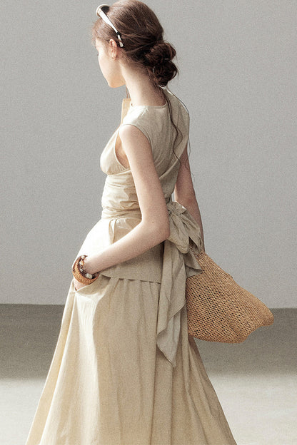 French Style Top and Long Skirt Set-Up