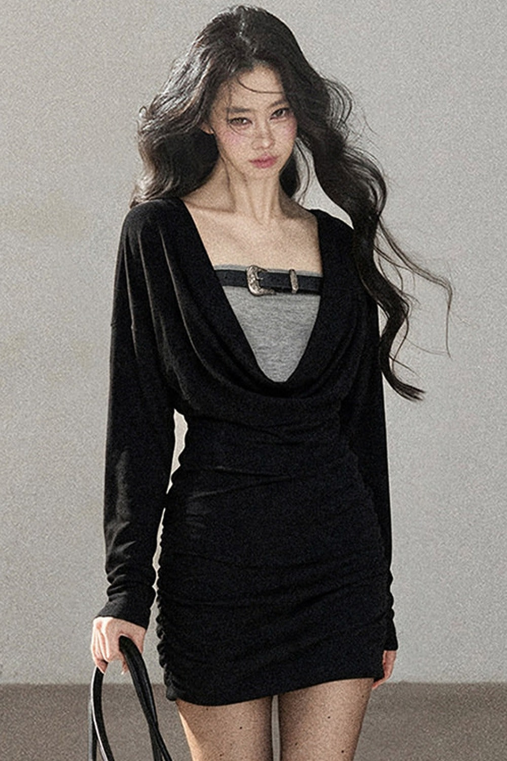 Misty Shoreline Bodycon Skirt and Top Set-Up