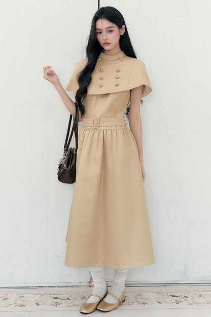 Long Napoleon Cape Dress Set-Up