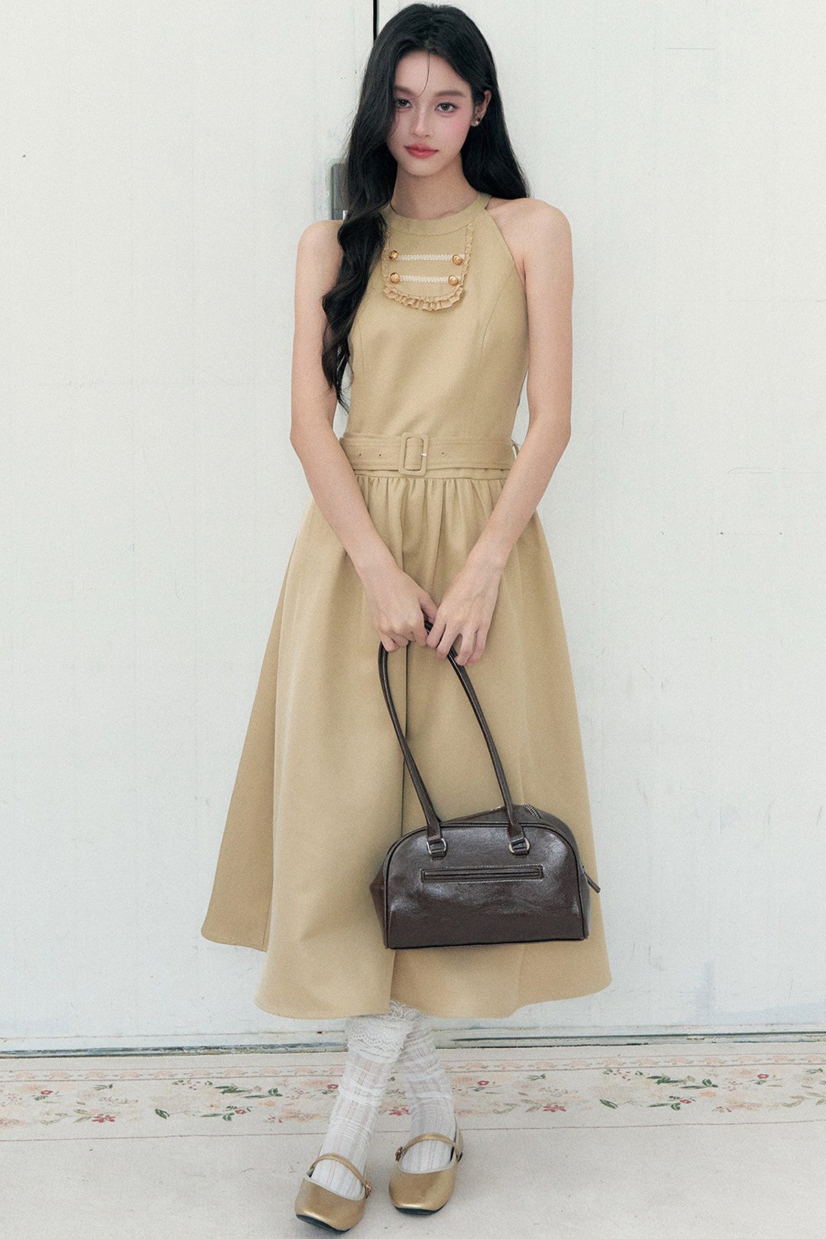 Long Napoleon Cape Dress Set-Up