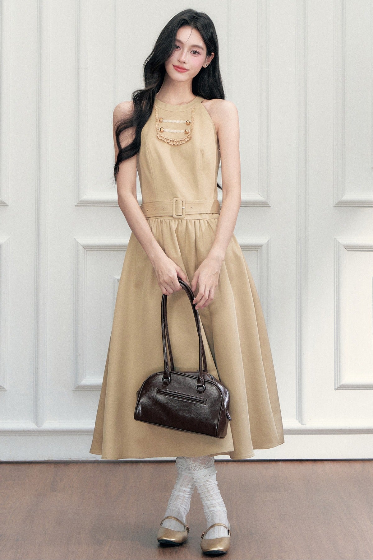 Long Napoleon Cape Dress Set-Up
