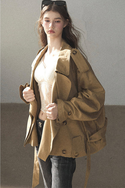 Loose Fit Trench Coat
