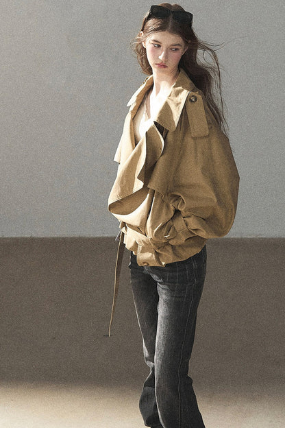 Loose Fit Trench Coat