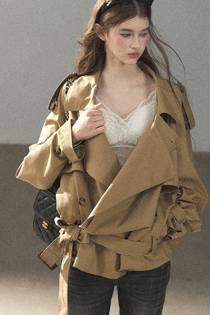 Loose Fit Trench Coat
