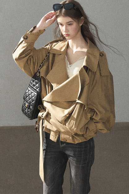 Loose Fit Trench Coat
