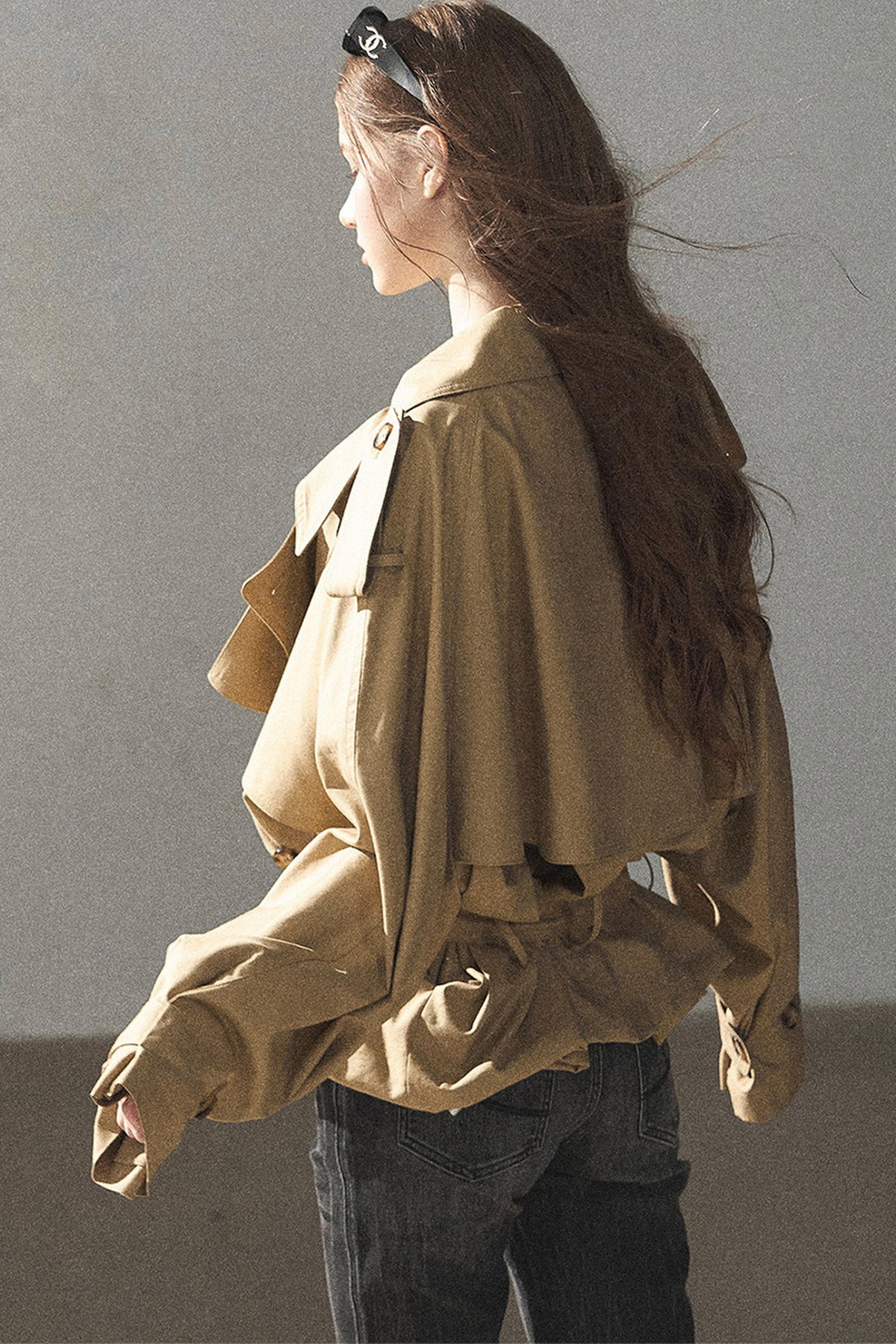 Loose Fit Trench Coat