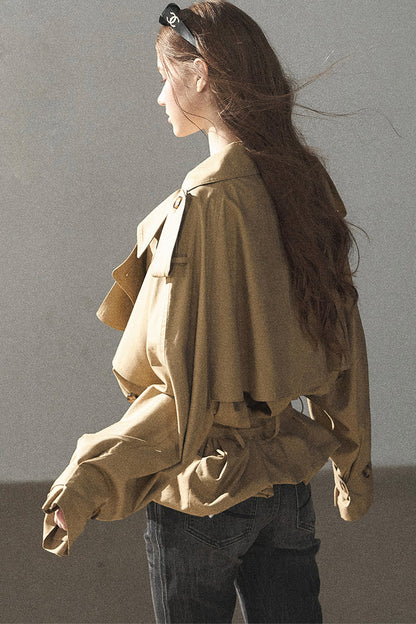 Loose Fit Trench Coat