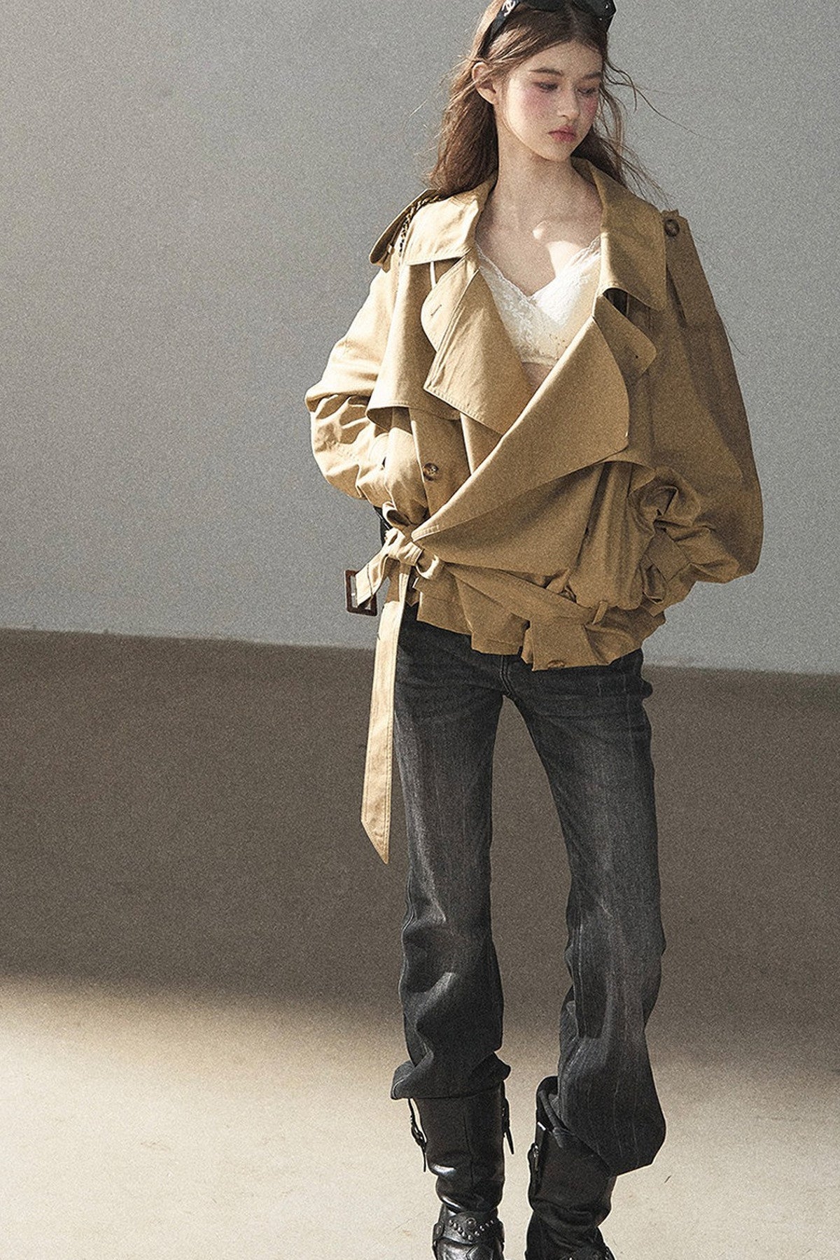 Loose Fit Trench Coat