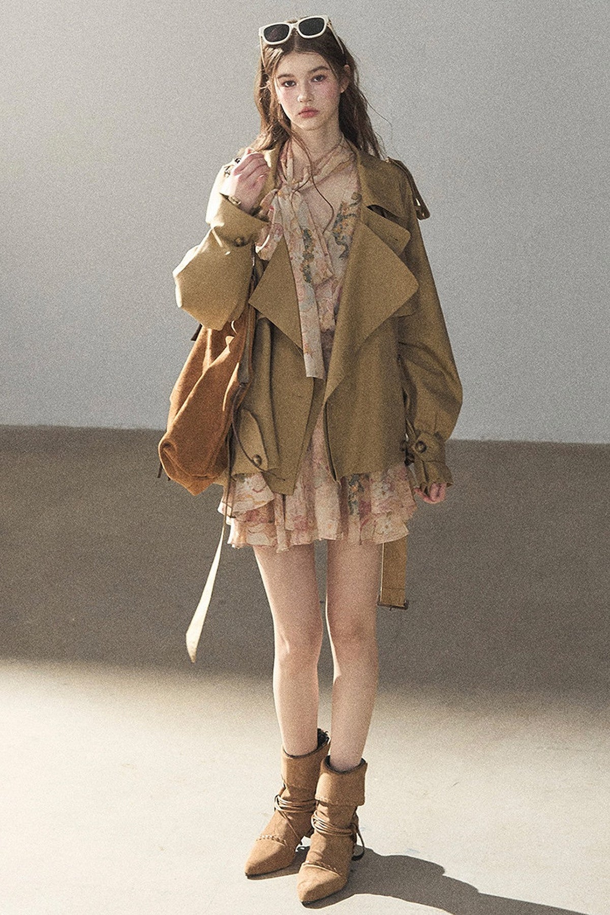 Loose Fit Trench Coat