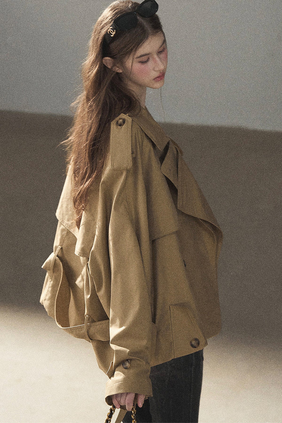 Loose Fit Trench Coat