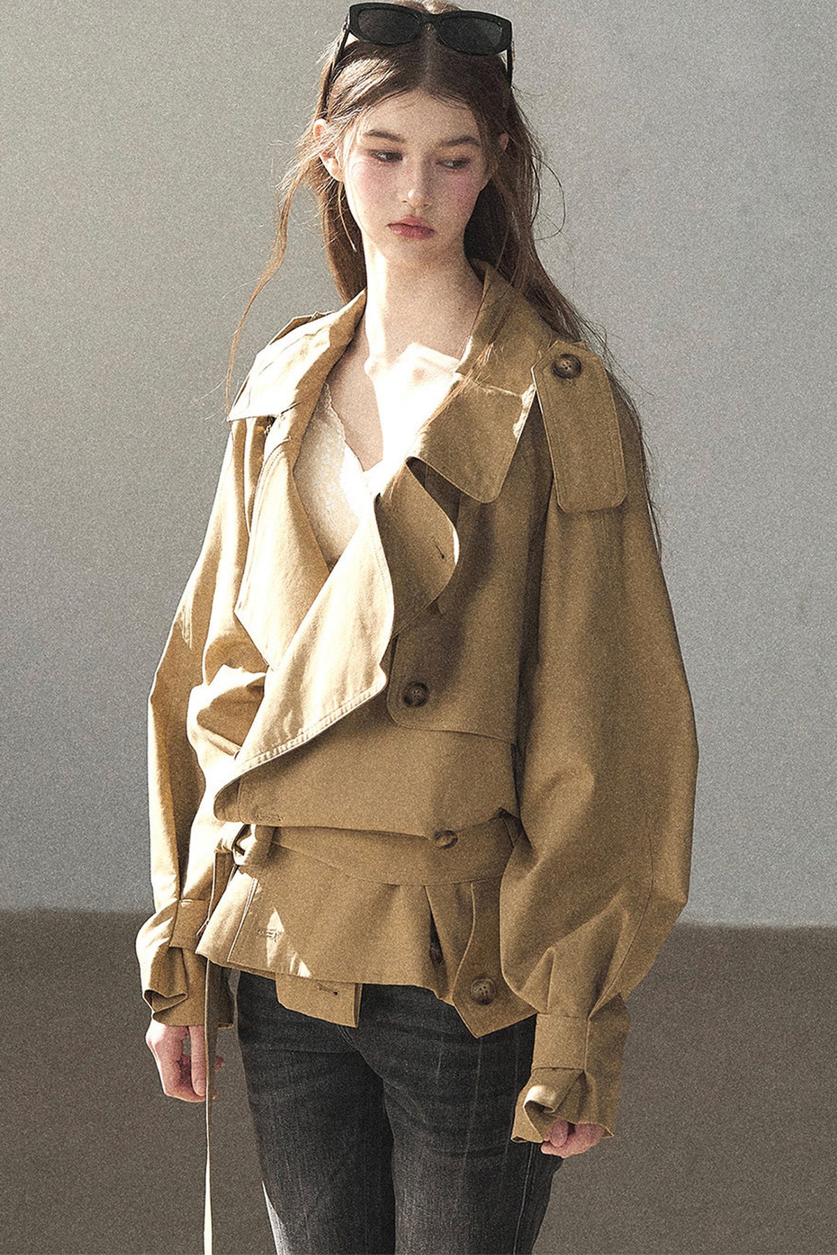 Loose Fit Trench Coat