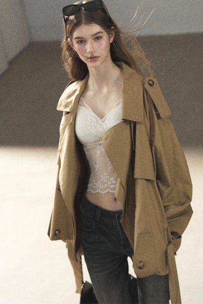 Loose Fit Trench Coat