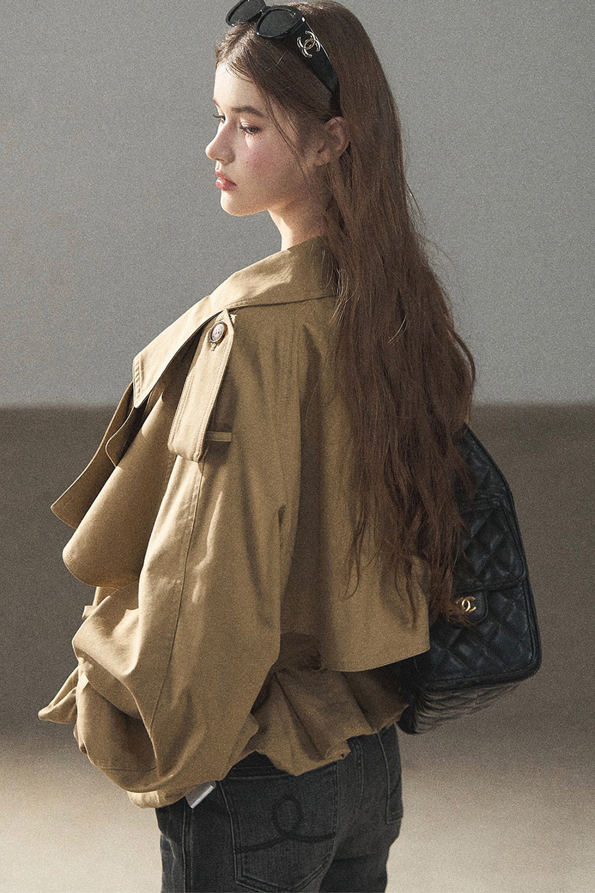 Loose Fit Trench Coat