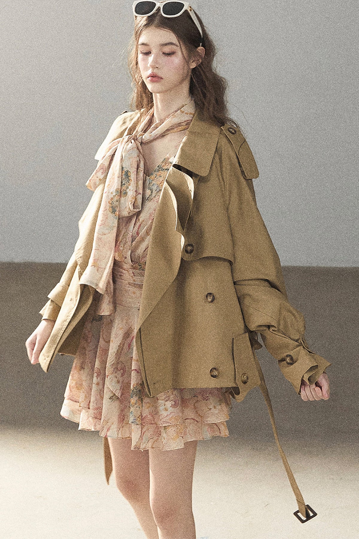 Loose Fit Trench Coat