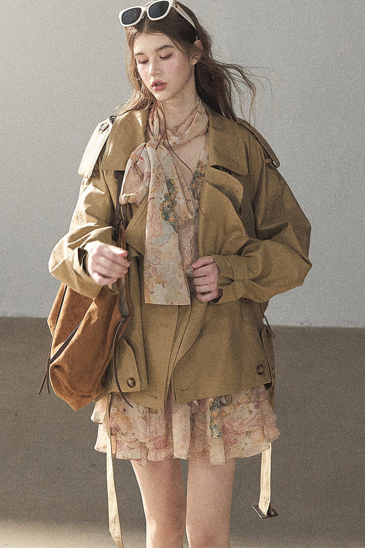 Loose Fit Trench Coat