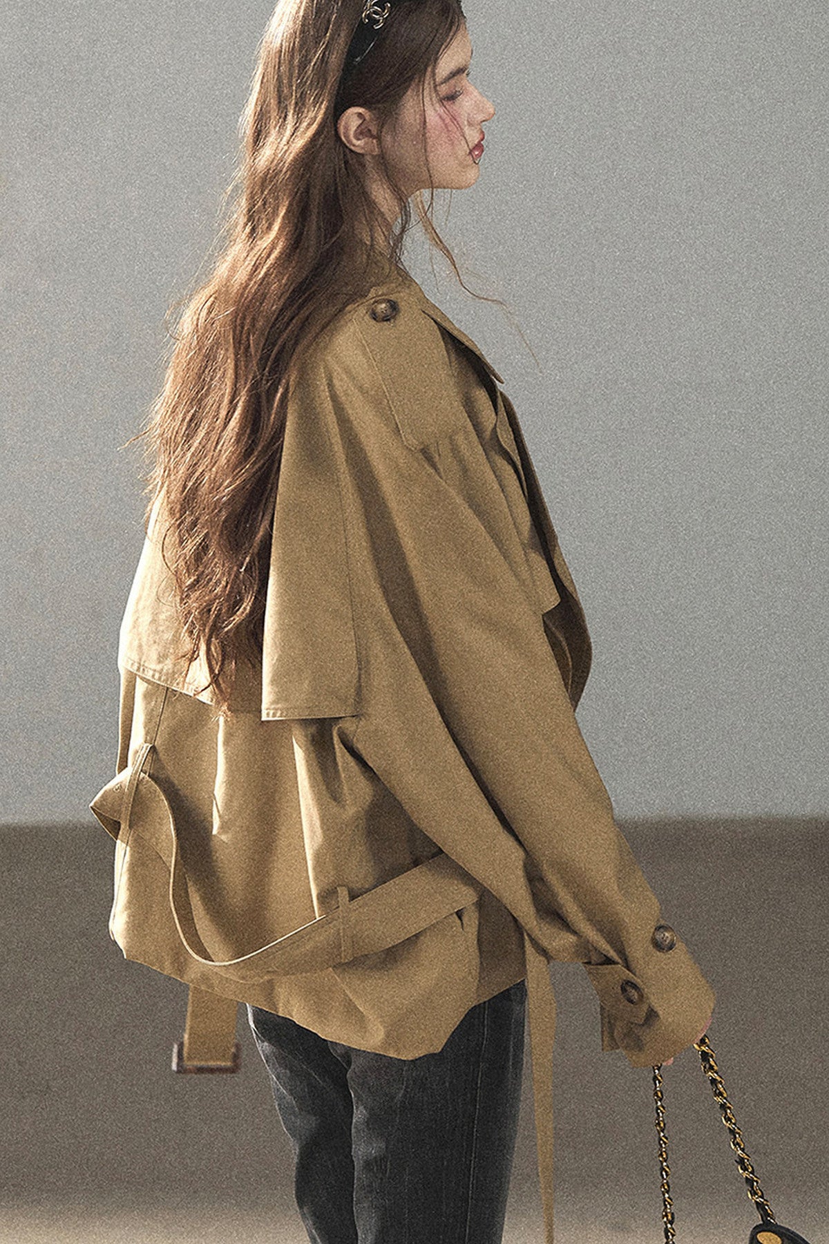 Loose Fit Trench Coat