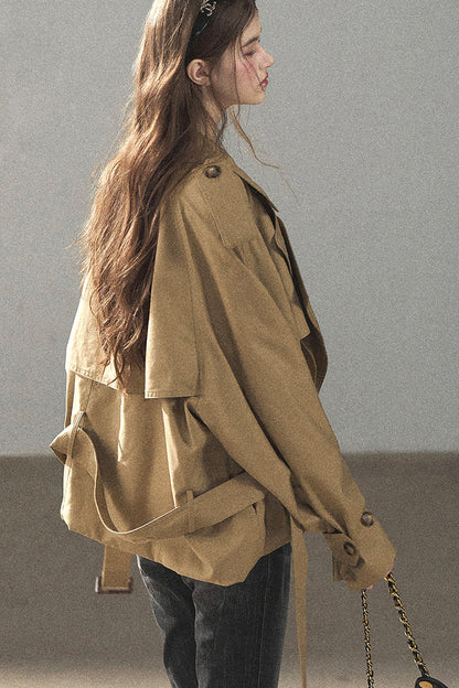 Loose Fit Trench Coat