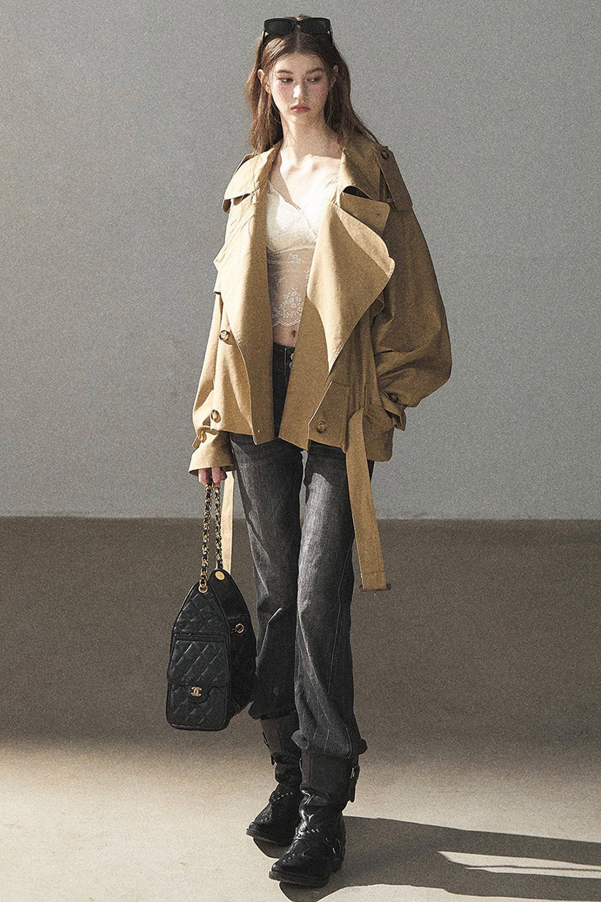 Loose Fit Trench Coat