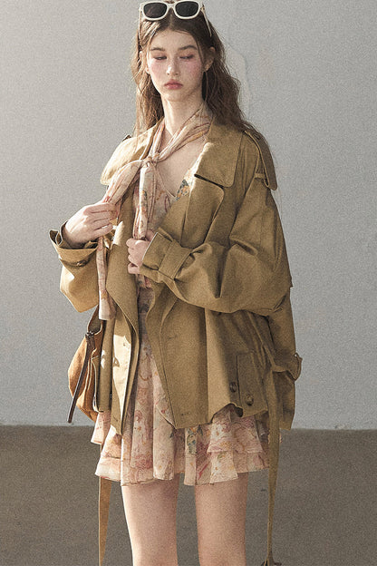 Loose Fit Trench Coat