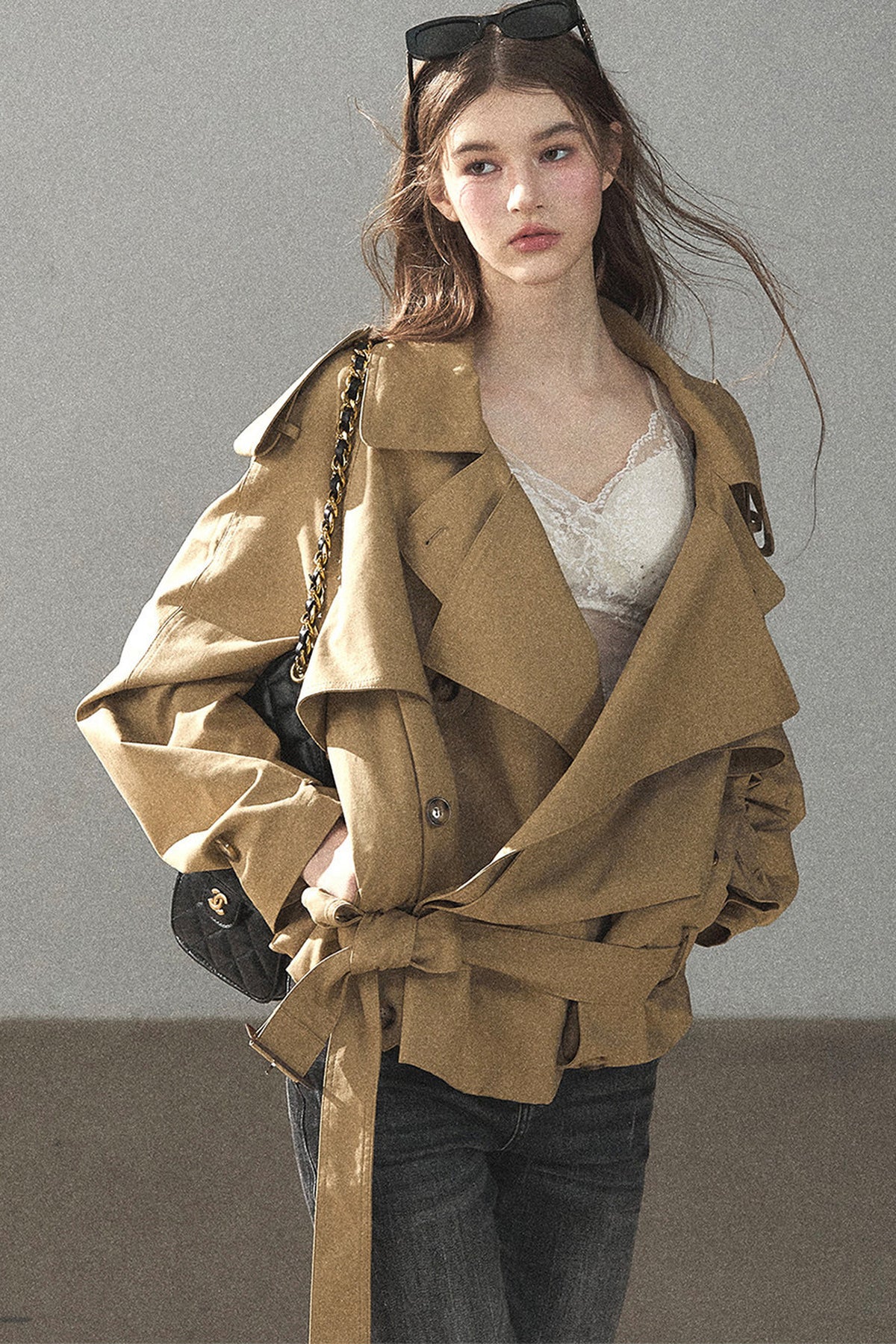 Loose Fit Trench Coat