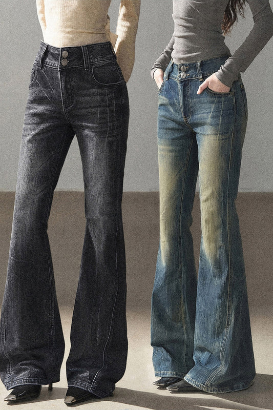 Jeans leggermente svasati stile rétro americano