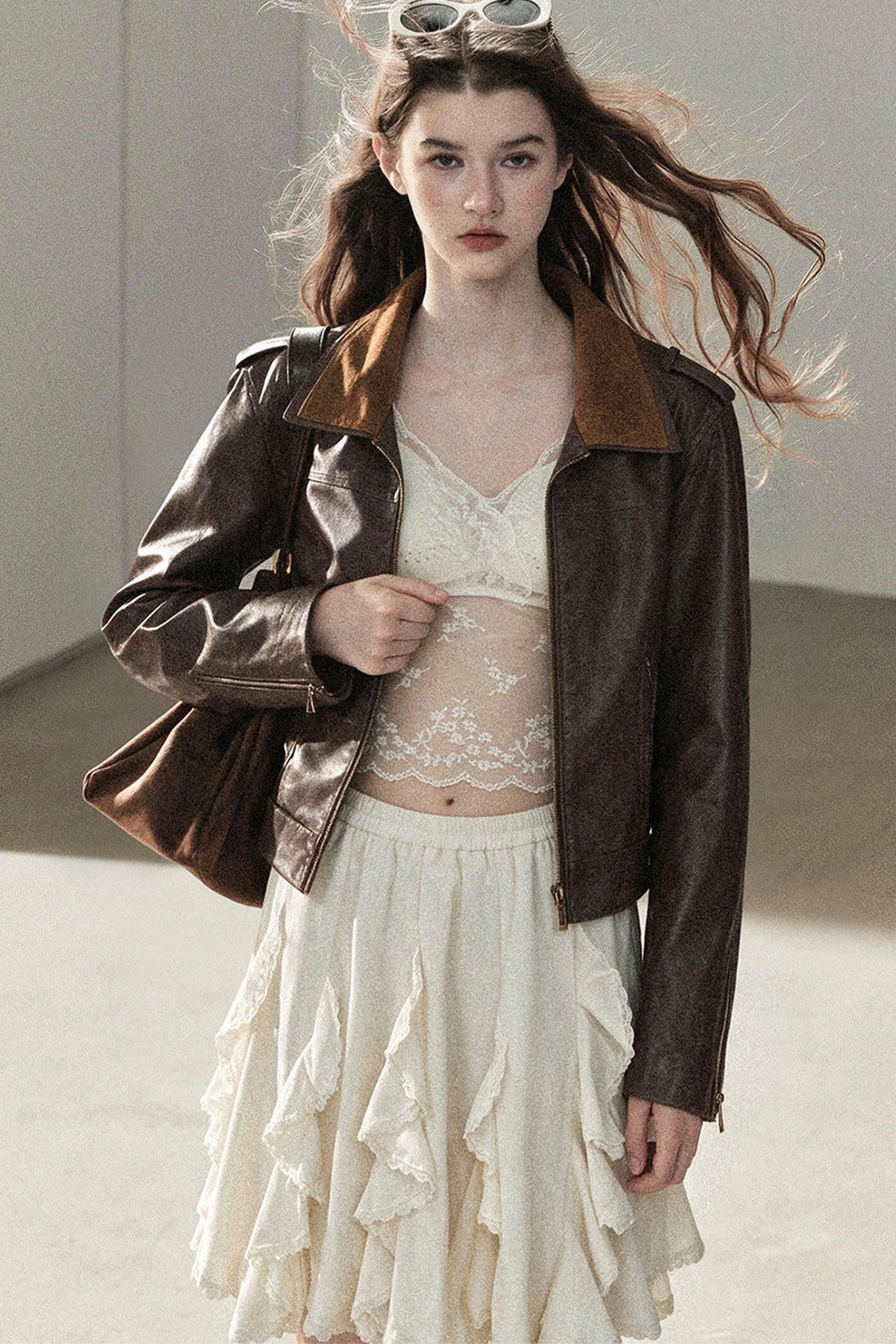 American Motorcycle Style PU Leather Jacket