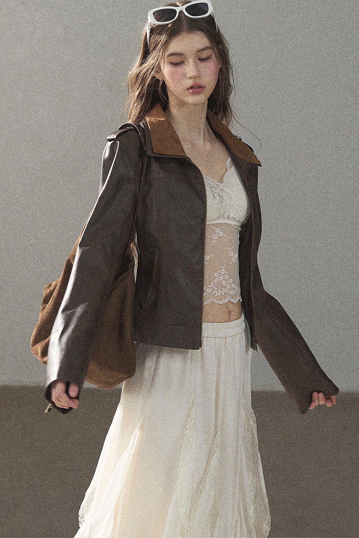 American Motorcycle Style PU Leather Jacket